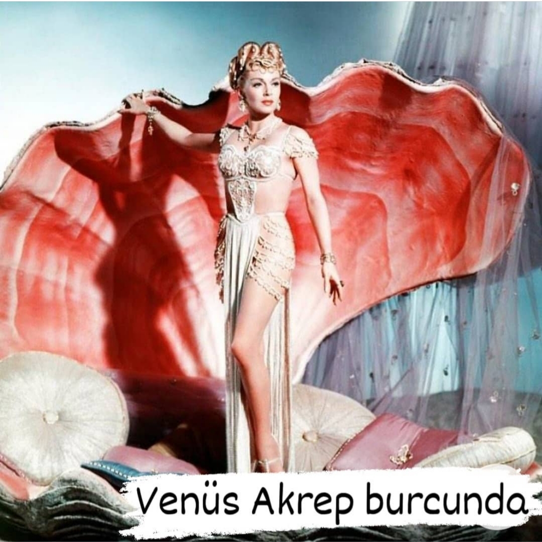 Venüs Akrep burcunda 